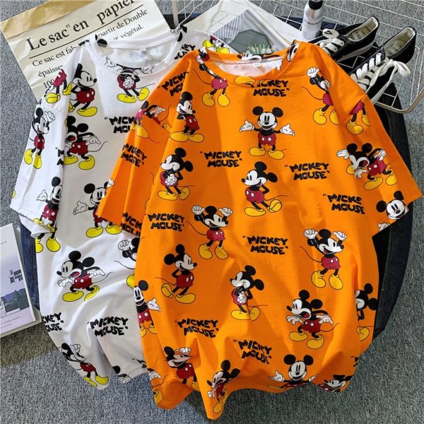 Disney-mickey-mouse-mickey-moda-de-manga-curta-camiseta-feminina-ins-mar-dos-desenhos-animados-tamanho