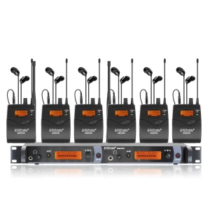 Professional Stage Monitoring System, In-ear Audio Monitoring, fone de ouvido Monitoring, 2 Canais, Adequado para Stage EM2050