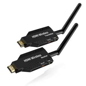 50m sem fio transceptor transmissor de vídeo receptor hdmi extensor tv vara tela espelho adaptador interruptor dvd pc para tv projetor